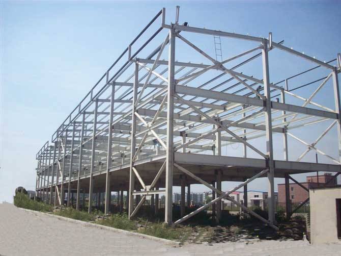 青铜峡网架加工之眼跳岩对管桁架的影响